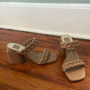Dolce Vita nude braided heel